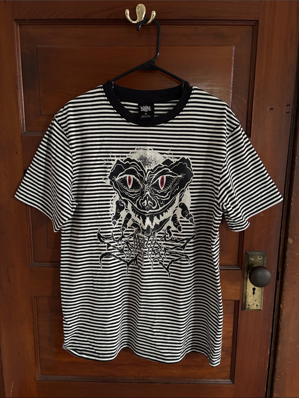 Empyre Jack Knit Black & White Stripe T-Shirt